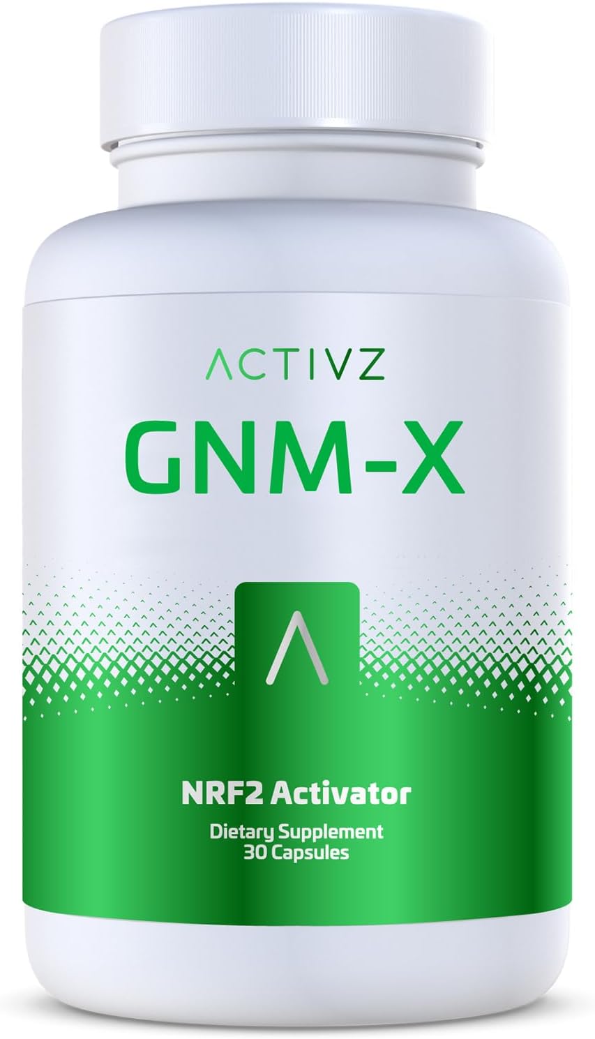 ACTIVZ GNM-X – Nrf2 Activator for Cellular Defence and Enhanced Wellbeing – Supports Genetic Health – 30 Capsules - görsel 1