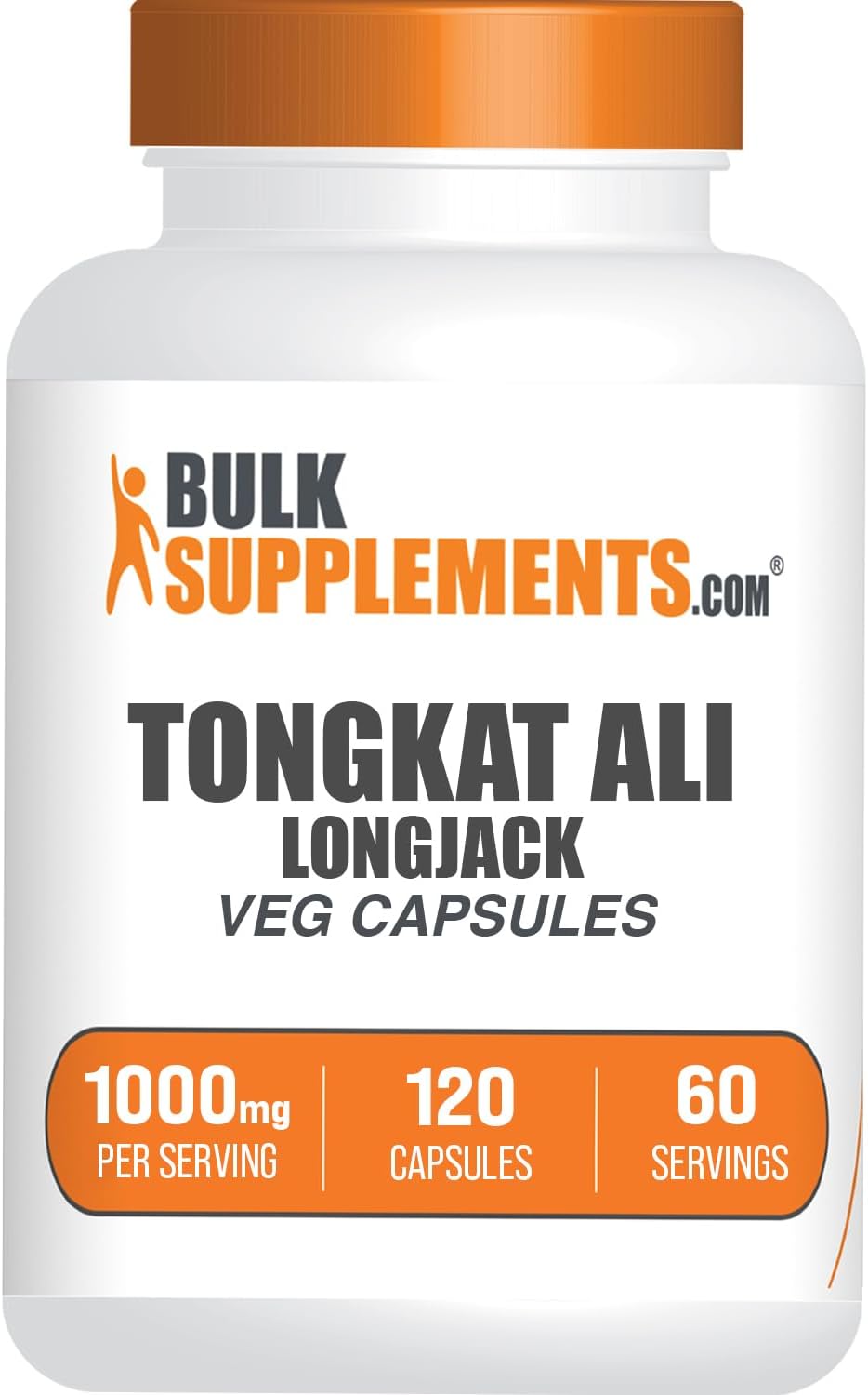 BulkSupplements Longjack Extract Capsules - Tongkat Ali, 120 Veg Capsules - görsel 1