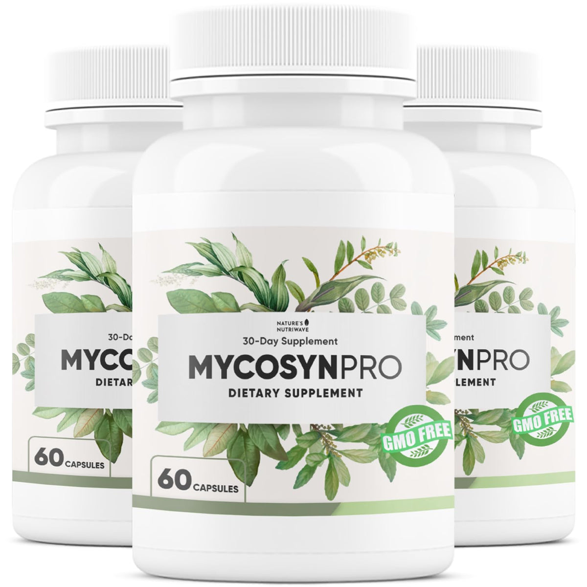 Mycosyn Pro - Natural Supplement with Vitamin C, Folate & Biotin | Non-GMO, Stimulant-Free | Made in the USA, GMP-Certified | 60 Capsules - görsel 1