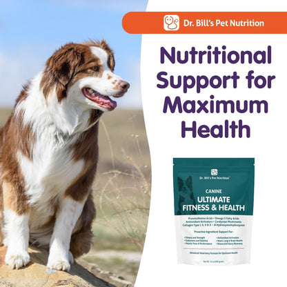 Dr. Bill’s Canine Ultimate Fitness & Health Daily Dog Multivitamin (340g)