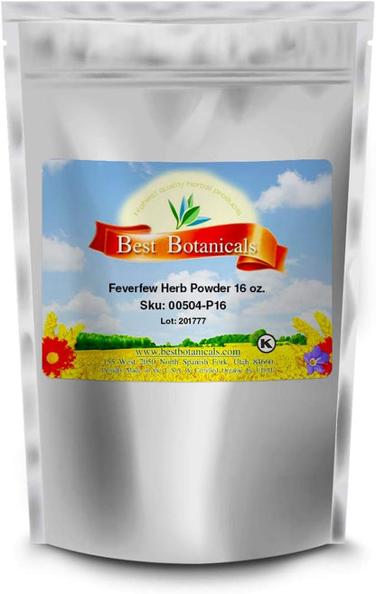 Best Botanicals Feverfew Herb Powder – 454 g