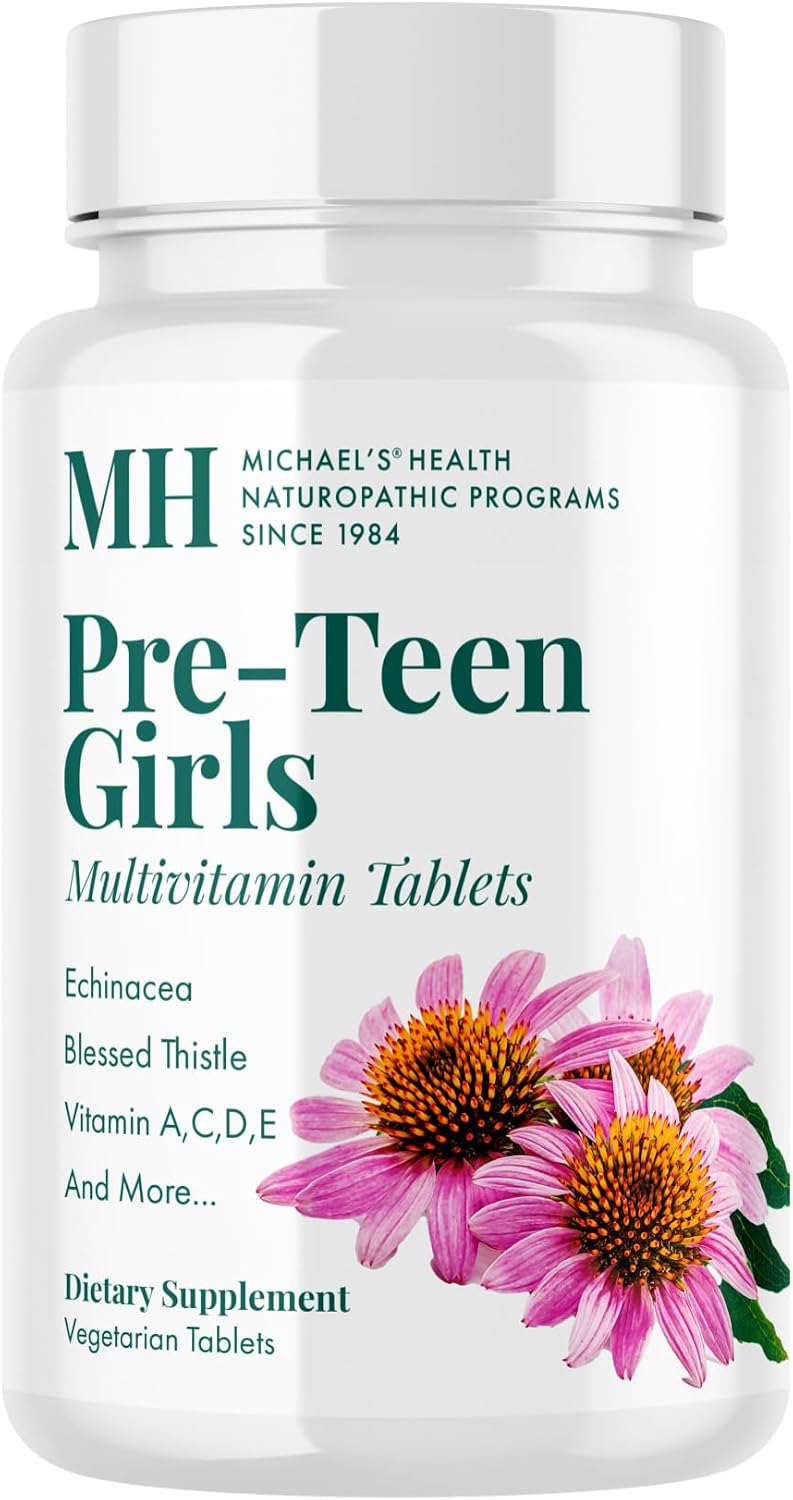 Michael's Health Naturopathic Programmes Pre-Teen Girls – 60 Vegetarian Tablets - görsel 1