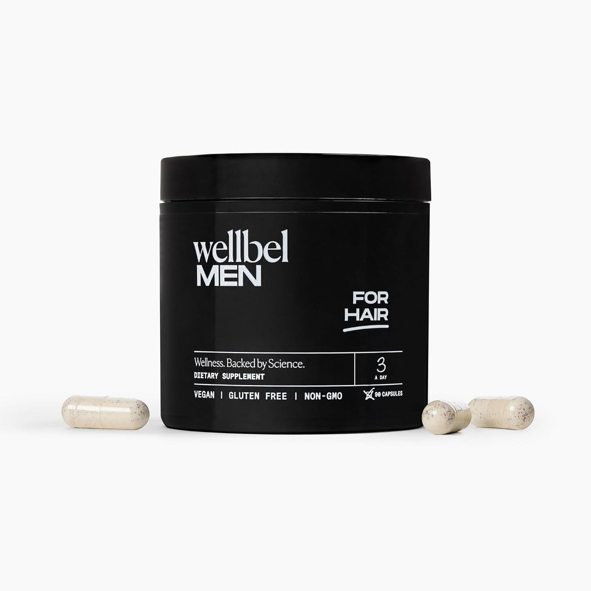 WELLBEL Men Clean Supplement for Hair, Skin and Nails – 90 Capsules - görsel 1