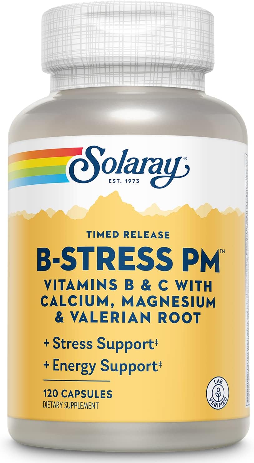 SOLARAY B-Stress P.M. | 120 Capsules - görsel 1
