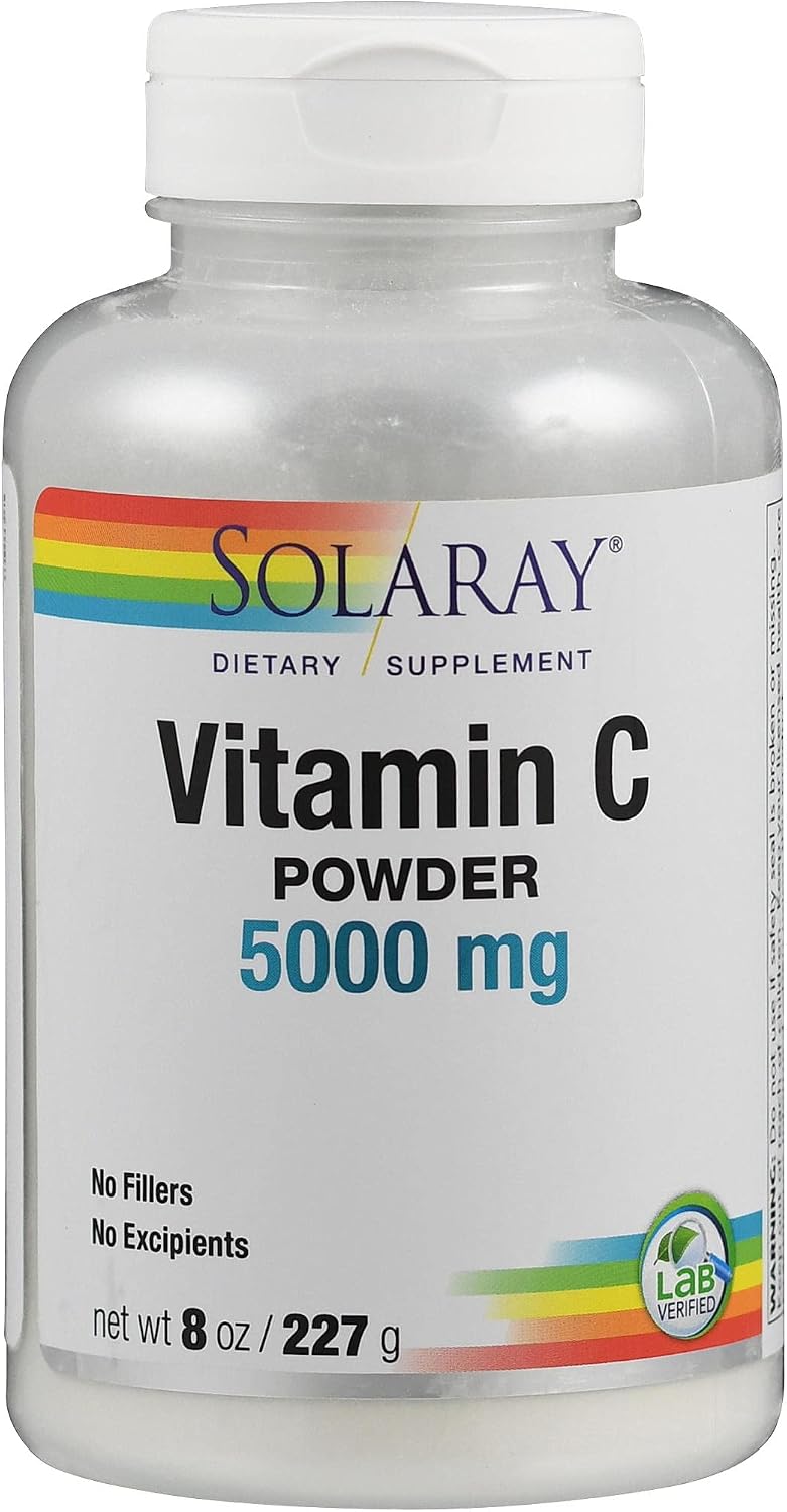 Solaray C Crystalline Powder, 5000mg, 227g - görsel 1