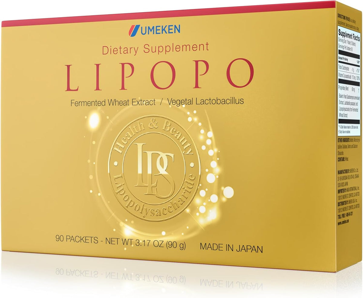 Umeken Lipopo Immune Support Supplement, 180 Sachets (6-Month Supply) - görsel 8