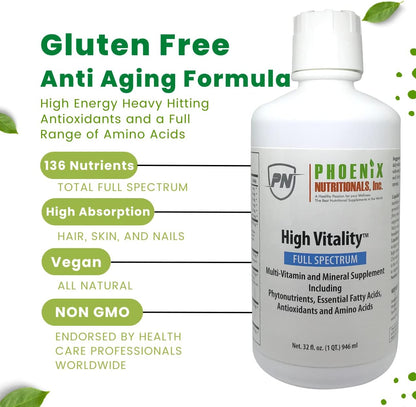 PHOENIX NUTRITIONALS Inc Multivitamin and Mineral Formula with 136 Nutrients