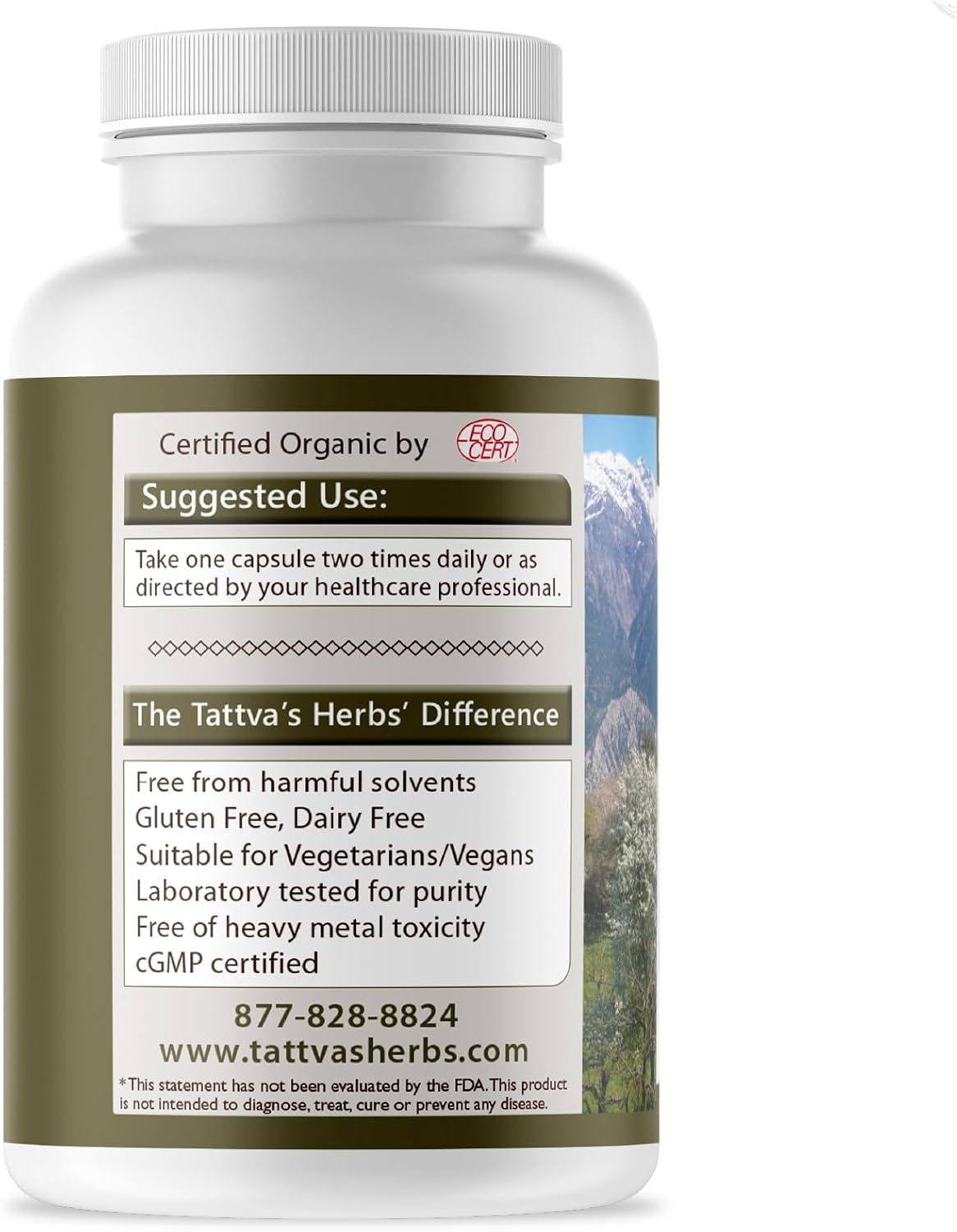 Tattva's Herbs Cardiopure Herbal Ayurvedic Supplement – 240 Vegetarian Capsules - görsel 7