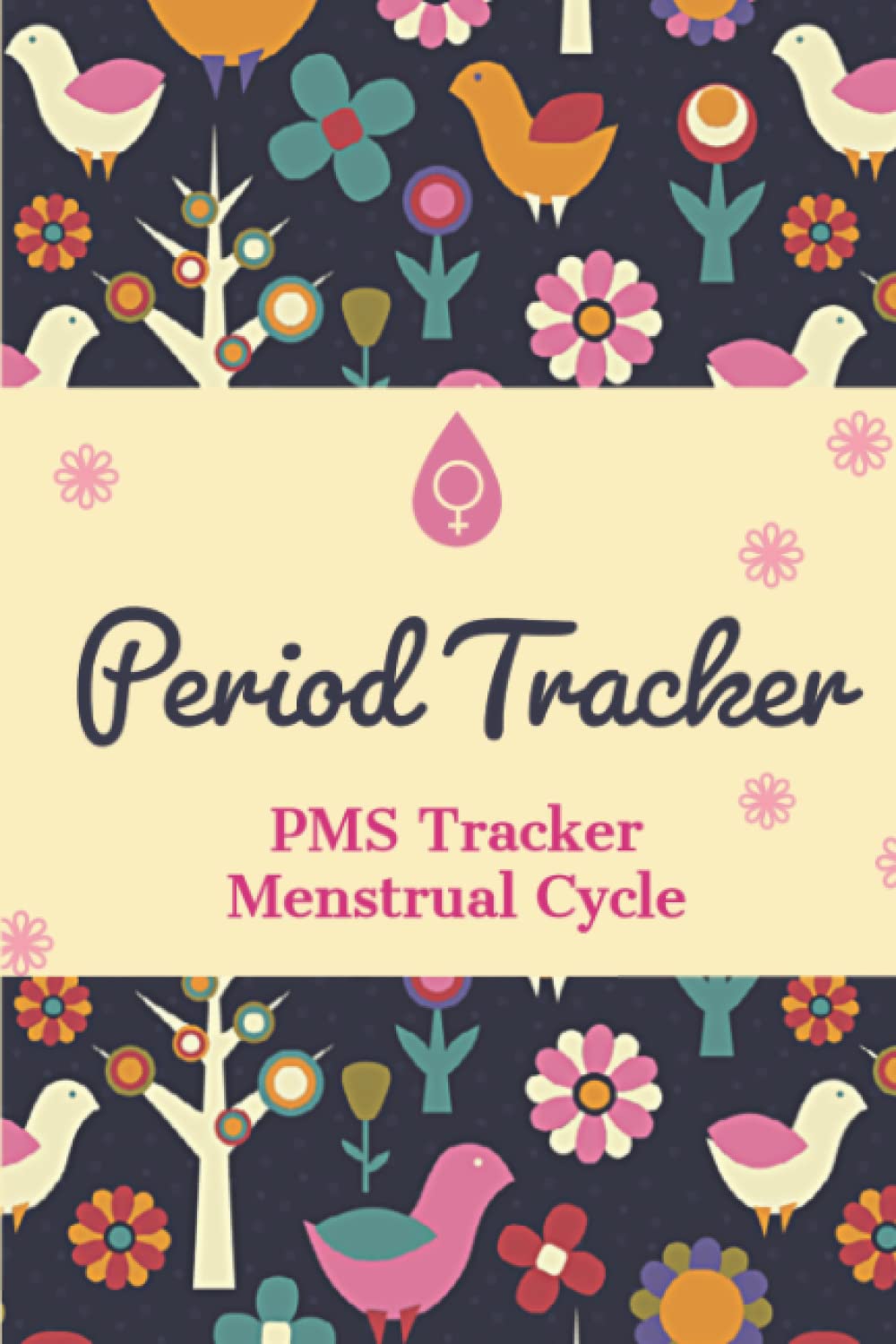 Period Tracker: PMS Diary & Menstrual Cycle Journal – 4-Year Monthly Calendar with Annual Graph Charts - görsel 1