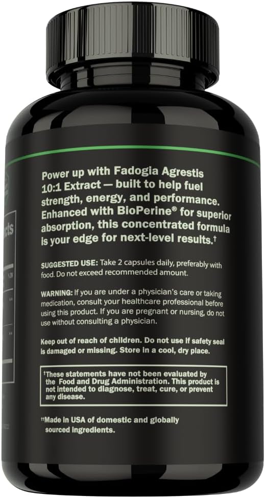 Prime Labs Fadogia Agrestis for Men - 600mg - Performance & Energy Support - 180 Capsules - görsel 9