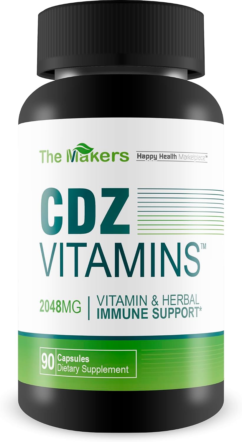 The Makers CDZ Vitamins - Vitamin C, D and Zinc with Herbs - görsel 1