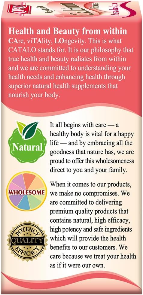 CATALO Vegetarian Calcium Formula - Plant-Based Red Algae Calcium with Natural Vitamin C - 90 Tablets - görsel 3