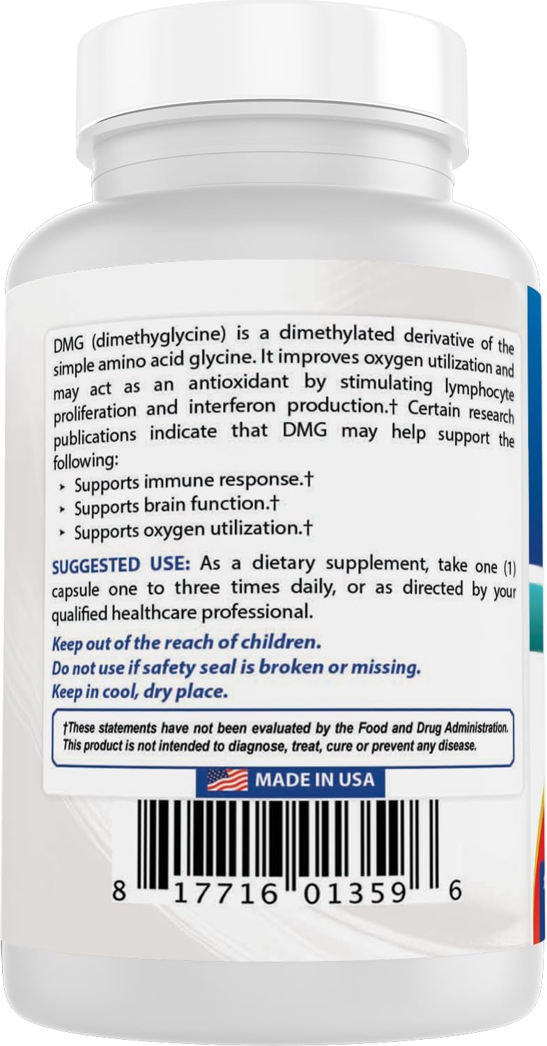 Best Naturals DMG 125 mg 120 Capsules - görsel 7
