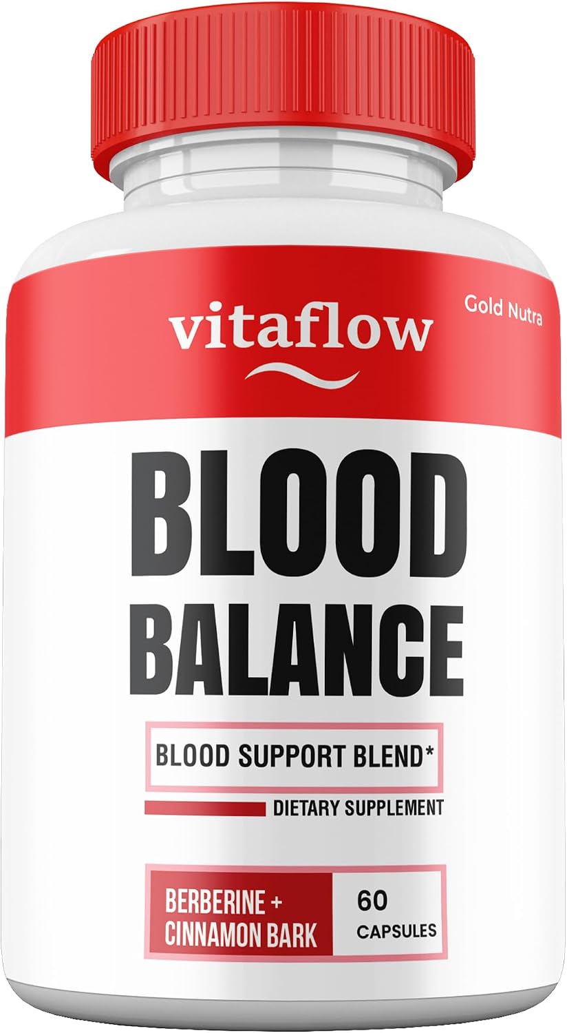 VitaFlow Capsules - Maximum Strength All Natural Food Supplement with Cinnamon Bark - görsel 1