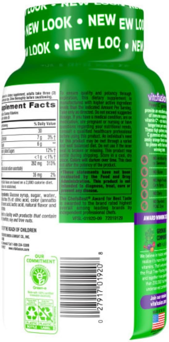 Vitafusion Power C Gummy Vitamins for Adults, 150 Gummies - görsel 6