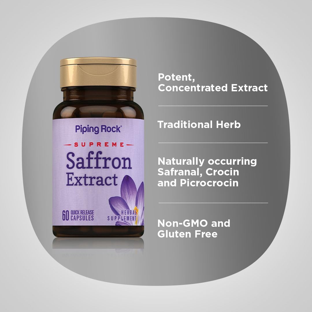 Ultimate Saffron Extract 88.5 mg, 60 Quick Release Capsules - görsel 4