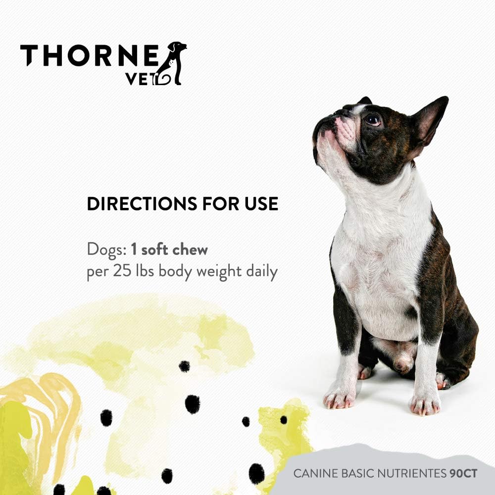 ThorneVET Canine Basic Nutrients – Multivitamin Support for Dogs, 90 Soft Chews - görsel 6