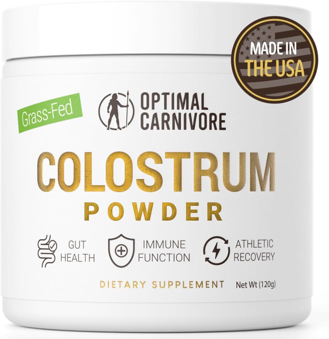 Optimal Carnivore Grass Fed Colostrum Powder – Unflavoured, 120g - görsel 1