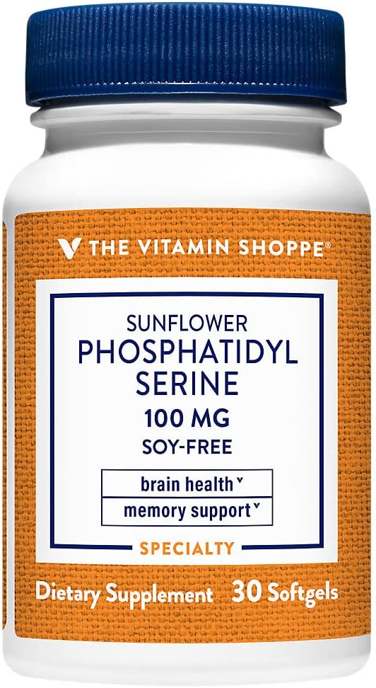 The Vitamin Shoppe Sunflower Phosphatidylserine 100 mg (30 Softgels) - görsel 1