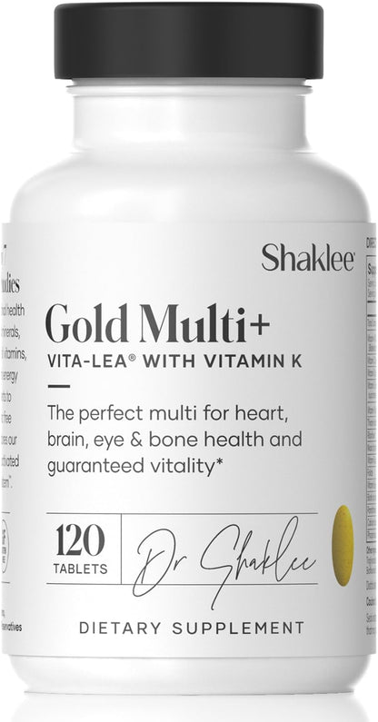 Shaklee Vita-Lea® Men High Potency Multivitamin and Multimineral - With Vitamin C, D, and E for Healthy Bones, Immune Support, and Cell Protection - 240 Tablets