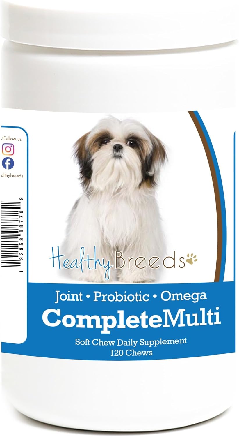 Healthy Breeds Shih Tzu All-in-One Multivitamin Soft Chew 120 Count - görsel 1