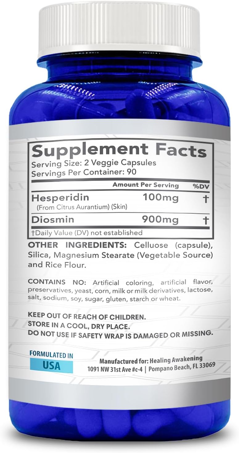 Hesperidin Plus 1000mg Per Serving (180 Vegetarian Capsules) - görsel 2