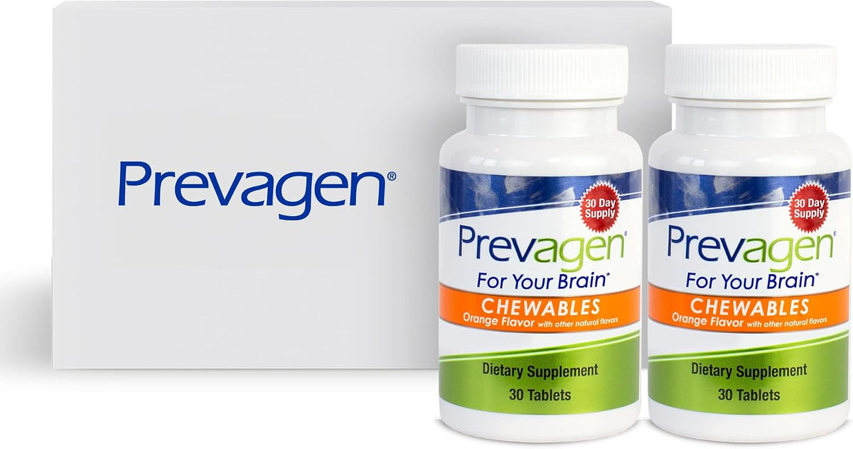 Prevagen Regular Strength Orange Chewable Tablets – 60 Tablets (2 Month Supply) | Brain Health Formula | 10 mg Apoaequorin with Vitamin D3 - görsel 1