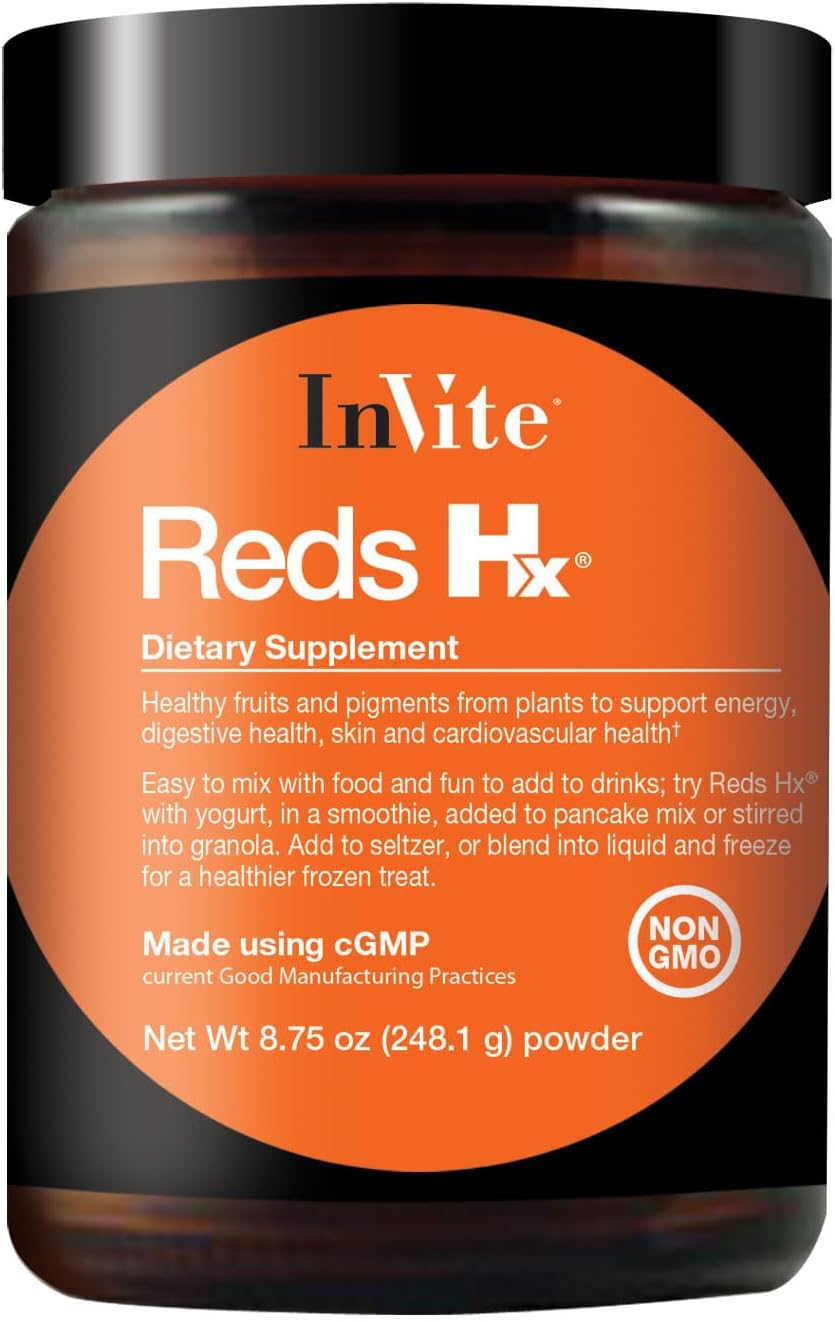InVite Health Reds Hx® Fruit and Vegetable Superfood Powder with Probiotics - 30 Servings (2-Pack) - görsel 1