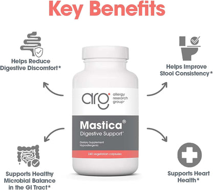 Allergy Research Group Mastica – Digestive Support with Chios Mastic Gum, 240 Capsules