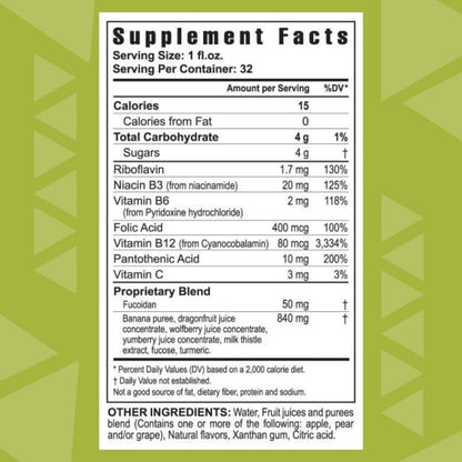 Youngevity ZRadical™ Fucoidan - Organic Maritech Fucoidan Extract with Cofactors - Immune Support - Super Antioxidant - 946 ml (32 fl oz) Pack of 4