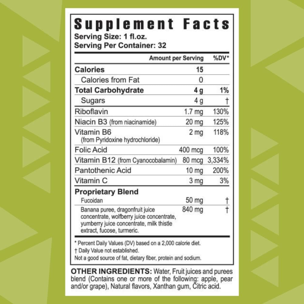 Youngevity ZRadical Fucoidan - Organic Maritech Fucoidan Extract & Cofactors - Immune Support - Super Antioxidant, 946 ml - görsel 2