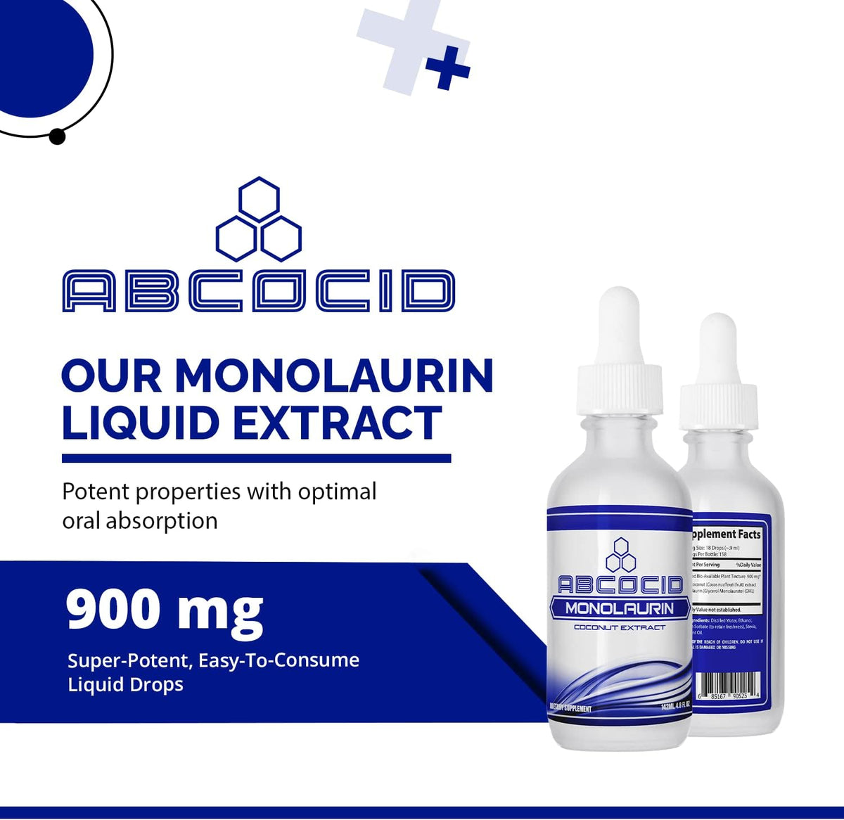 Monolaurin Liquid Extract 900 mg, 4.8 oz (158 Servings) - Made in the USA - görsel 4