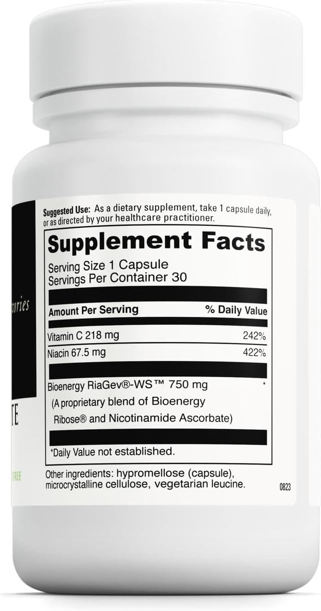 DAVINCI Labs NAD+ Activate - NAD Supplement with Vitamin C & Niacin - 30 Capsules - görsel 2