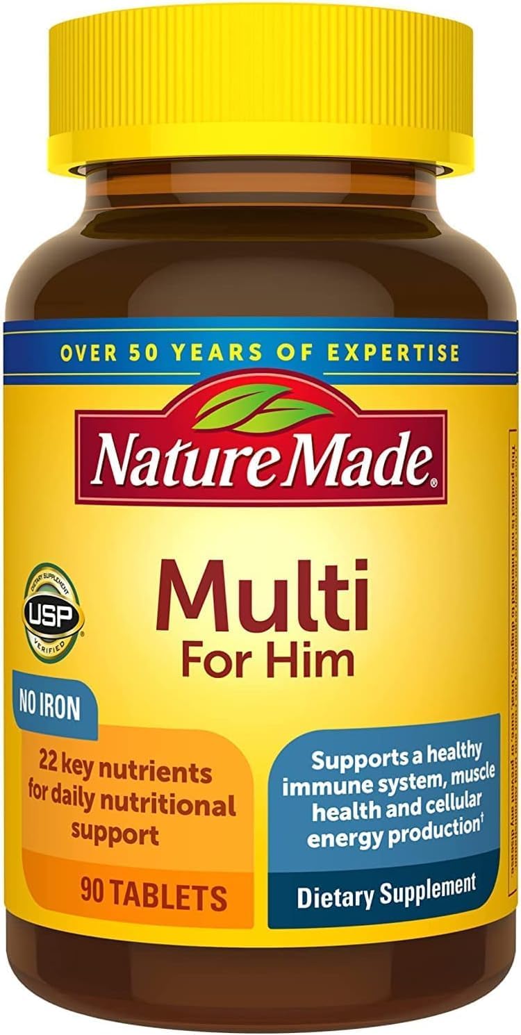 Nature Made Multivitamin For Him - Daily Men's Multivitamin, 270 Tablets (3-Pack) - görsel 3