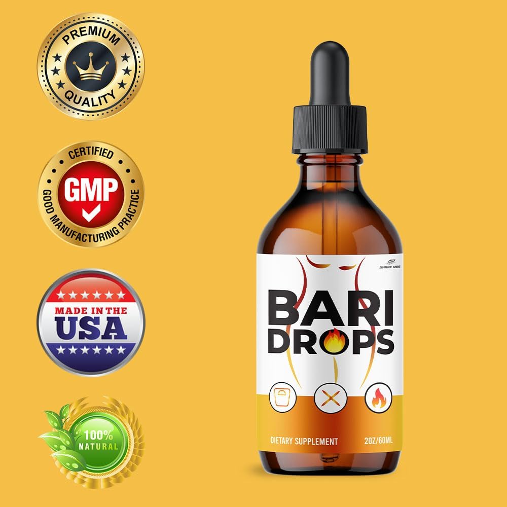 Bari Drops Supplement – Maximum Potency Liquid Extract Vitamin for Men and Women (60 mL, 1 Month Supply) - görsel 3