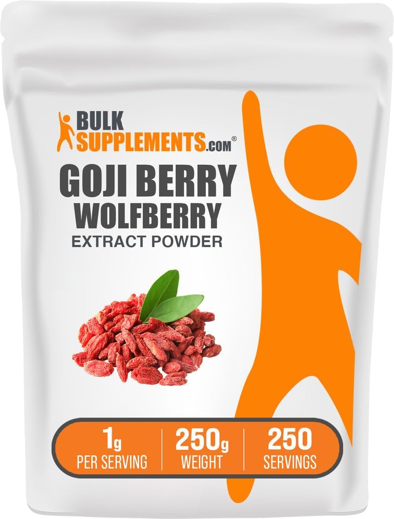 BulkSupplements Wolfberry Extract Powder – Goji Berry Supplement, 100g - görsel 6