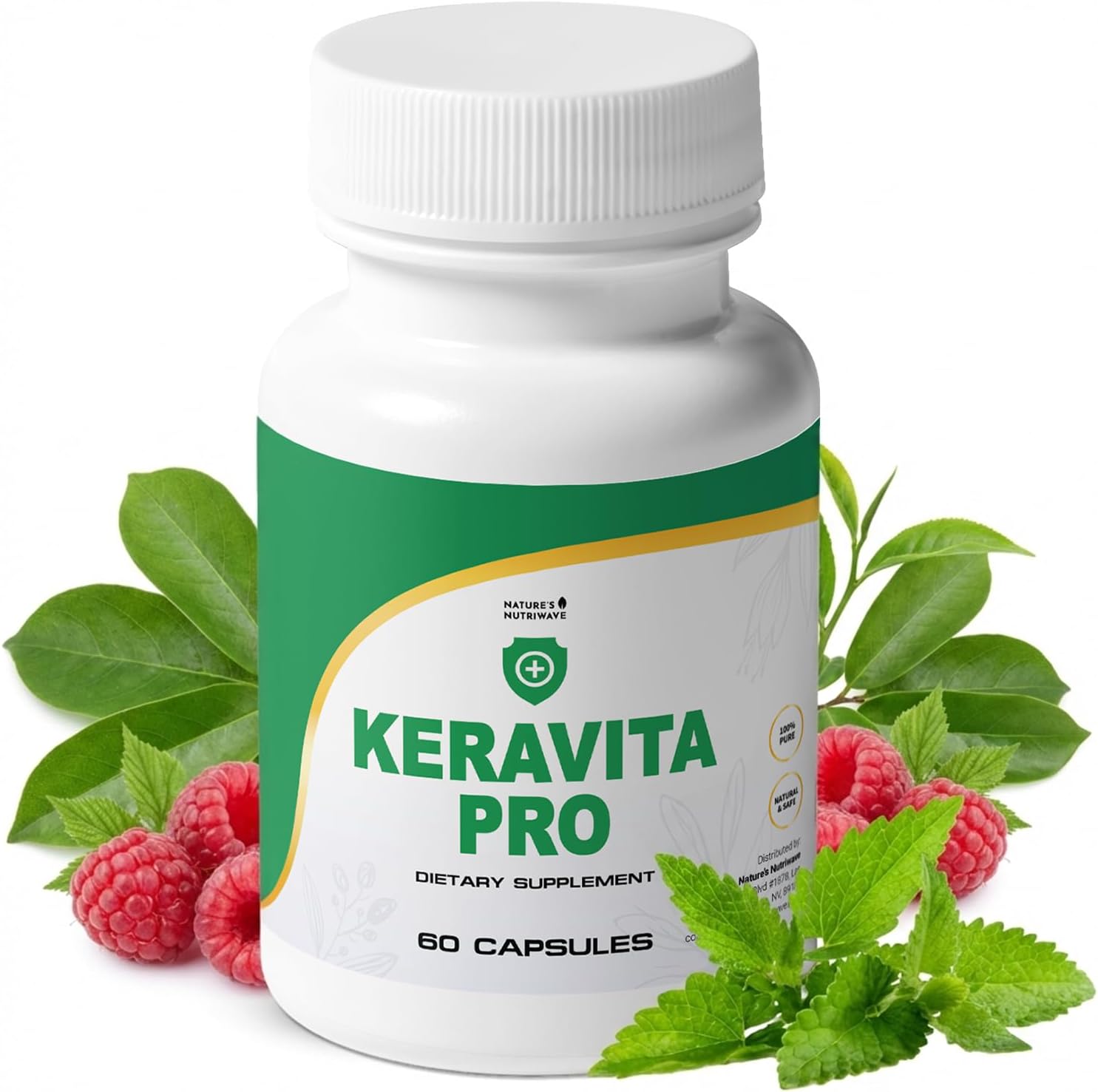 Keravita Pro – Vitamin C, E, Green Tea & Turmeric Supplement - görsel 1