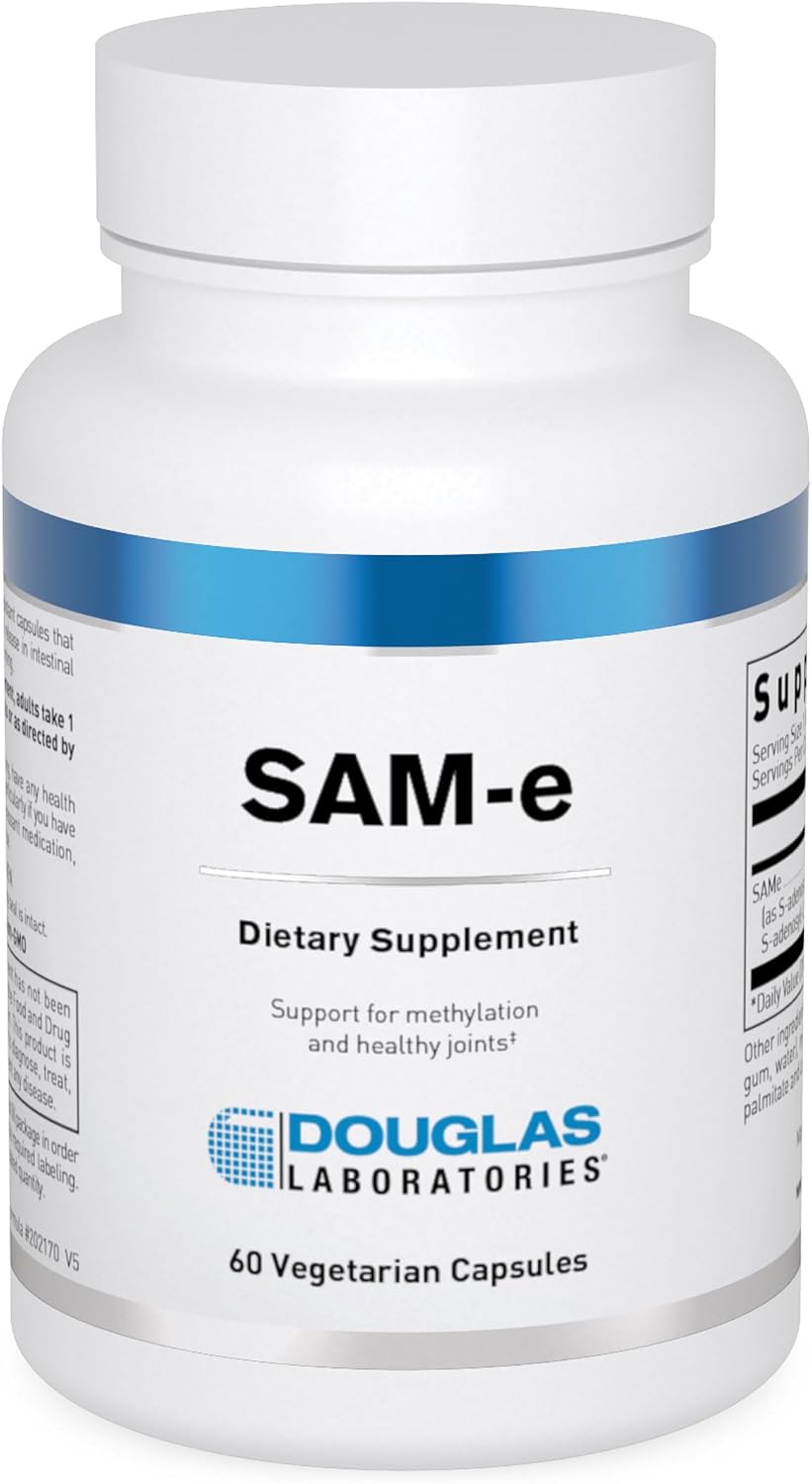 Douglas Laboratories SAM-e – Joint, Liver and Neurotransmitter Support – 60 Capsules - görsel 1