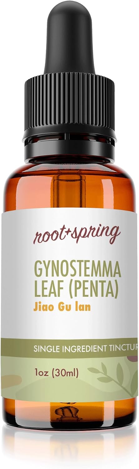 Gynostemma Leaf Tincture - Organic Jiao Gu Lan Liquid Extract by root + spring - görsel 1