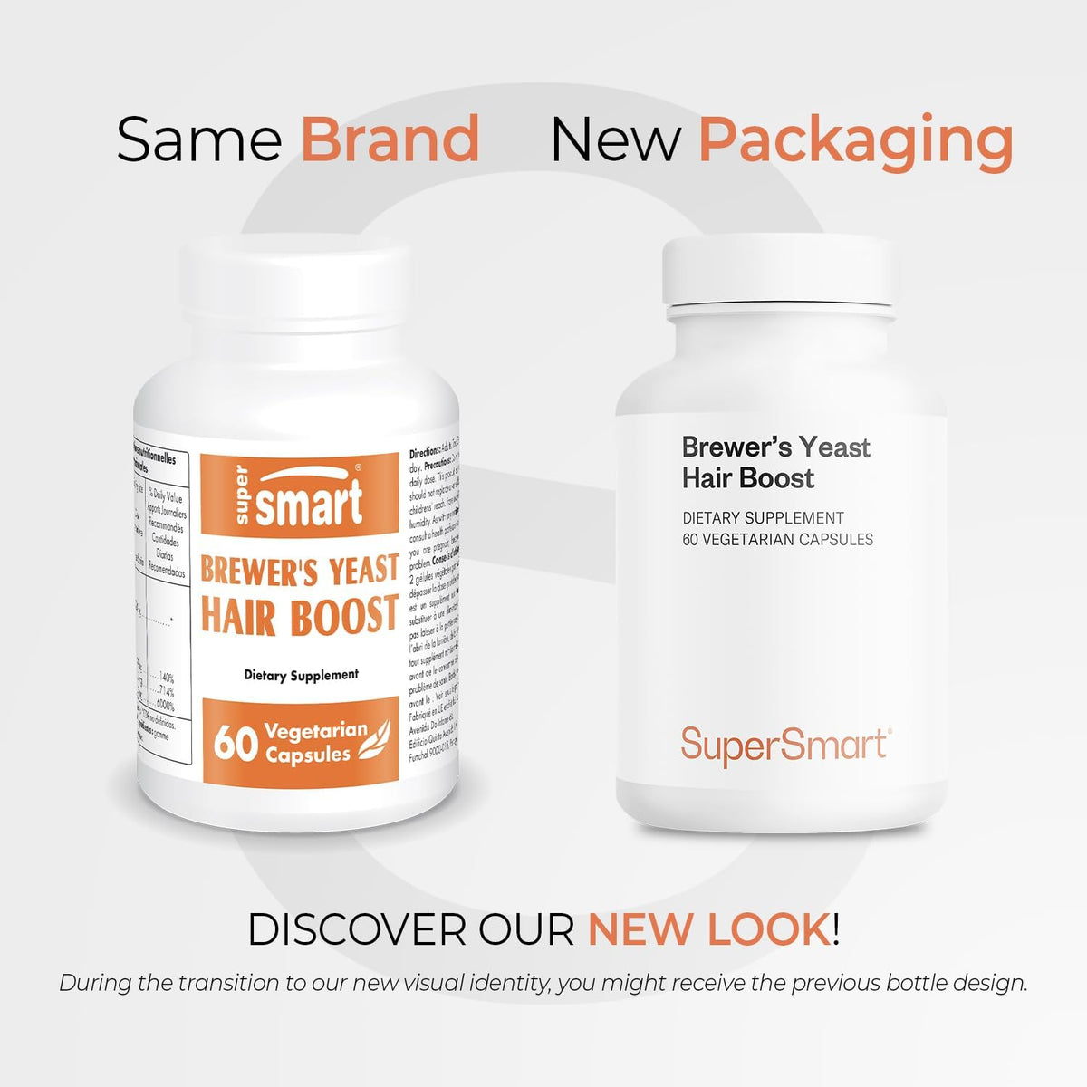 Brewer's Yeast Hair Boost - Advanced Formula with Biotin, Zinc & B6 - Hair Supplement, 60 Vegetarian Capsules - görsel 2