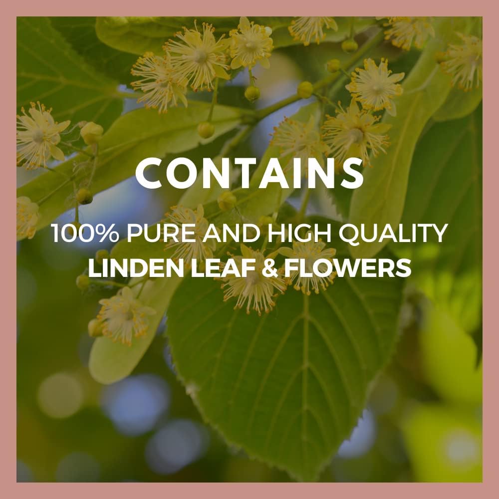 Linden Leaf & Flowers | 1,000 mg, 60 Vegan Capsules Herbal Food Supplement | Two Month Supply - görsel 4