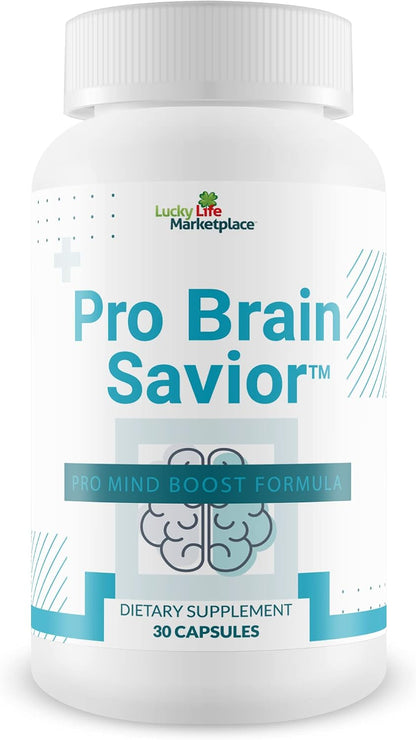 Pro Brain Saviour - Nootropic Brain Supplement for Memory, Focus, and Clarity