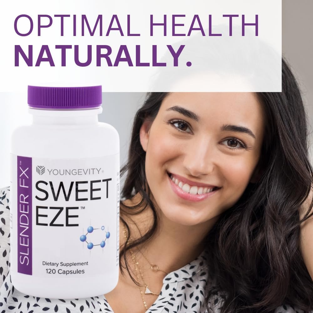 Youngevity Slender FX Sweet EZE - 4 Pack 120 Capsules per Bottle - görsel 4