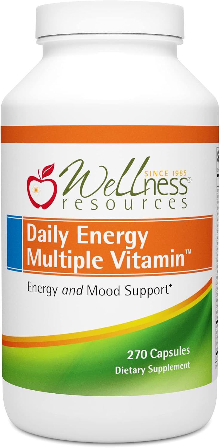 Wellness Resources Daily Energy Multiple Vitamin - Methylated MTHFR Multivitamin (90 Capsules) - görsel 6