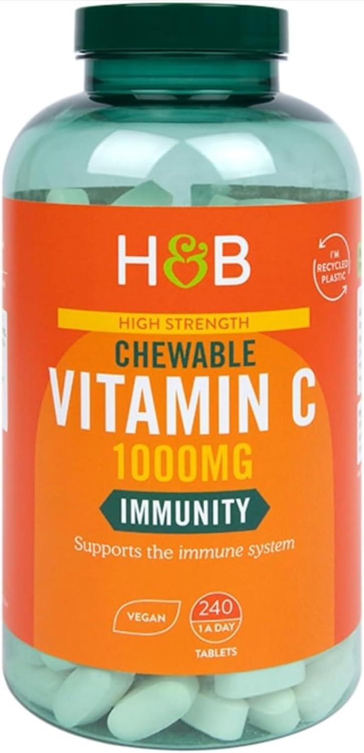 Holland & Barrett Chewable Vitamin C 1000mg – 240 Chewable Tablets - görsel 1