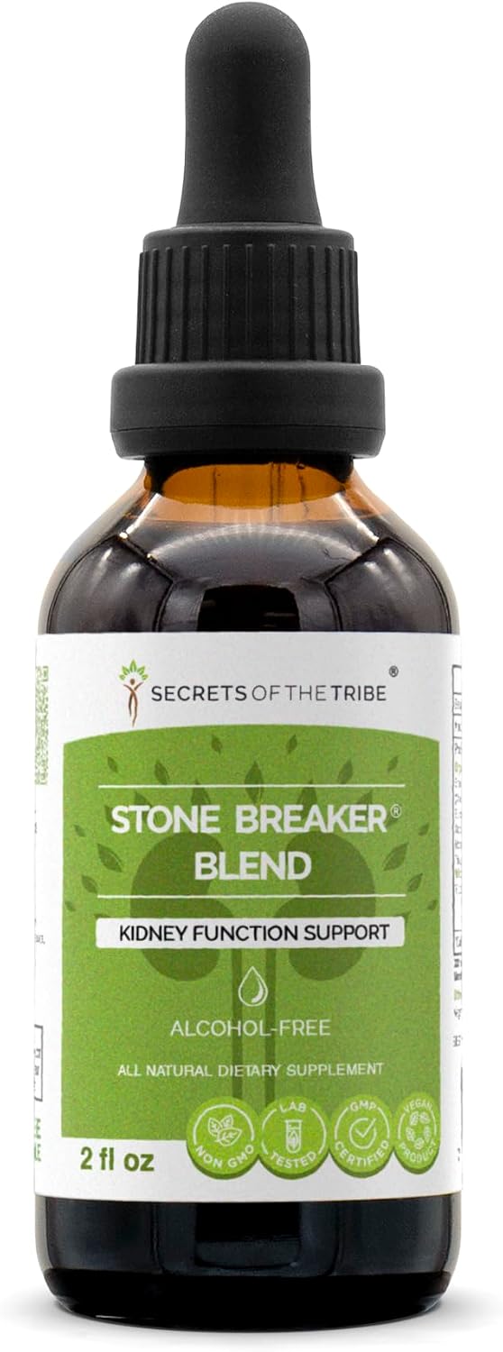 Secrets of the Tribe Stone Breaker Blend Alcohol-Free Glycerite, Kidney Support, 118 ml - görsel 7
