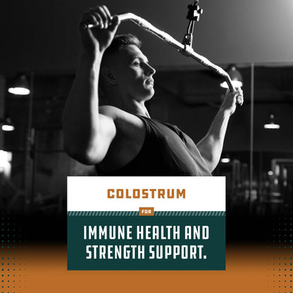Bovine Colostrum Capsules with Immunoglobulin G – Gut Health, Immune Support and Muscle Recovery (60 Capsules)
