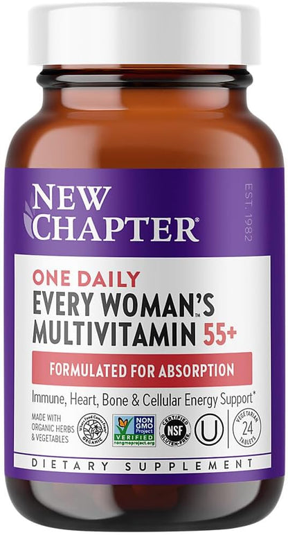 New Chapter Every Woman's One Daily 55+ Multivitamin, 24 Tablets