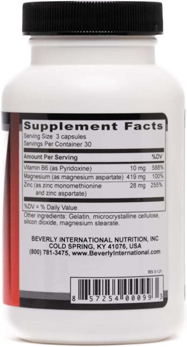 Beverly International ZMA 2000 - 90 Capsules - görsel 2