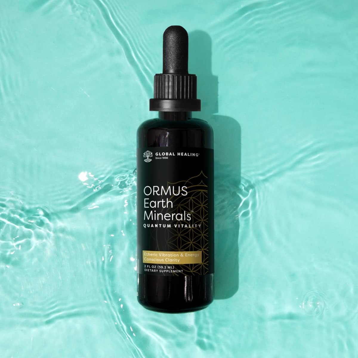 Global Healing Center ORMUS Earth Minerals - Liquid Gold, Platinum & Iridium Blend for Lucid Dreaming and Mindful Meditation - görsel 3